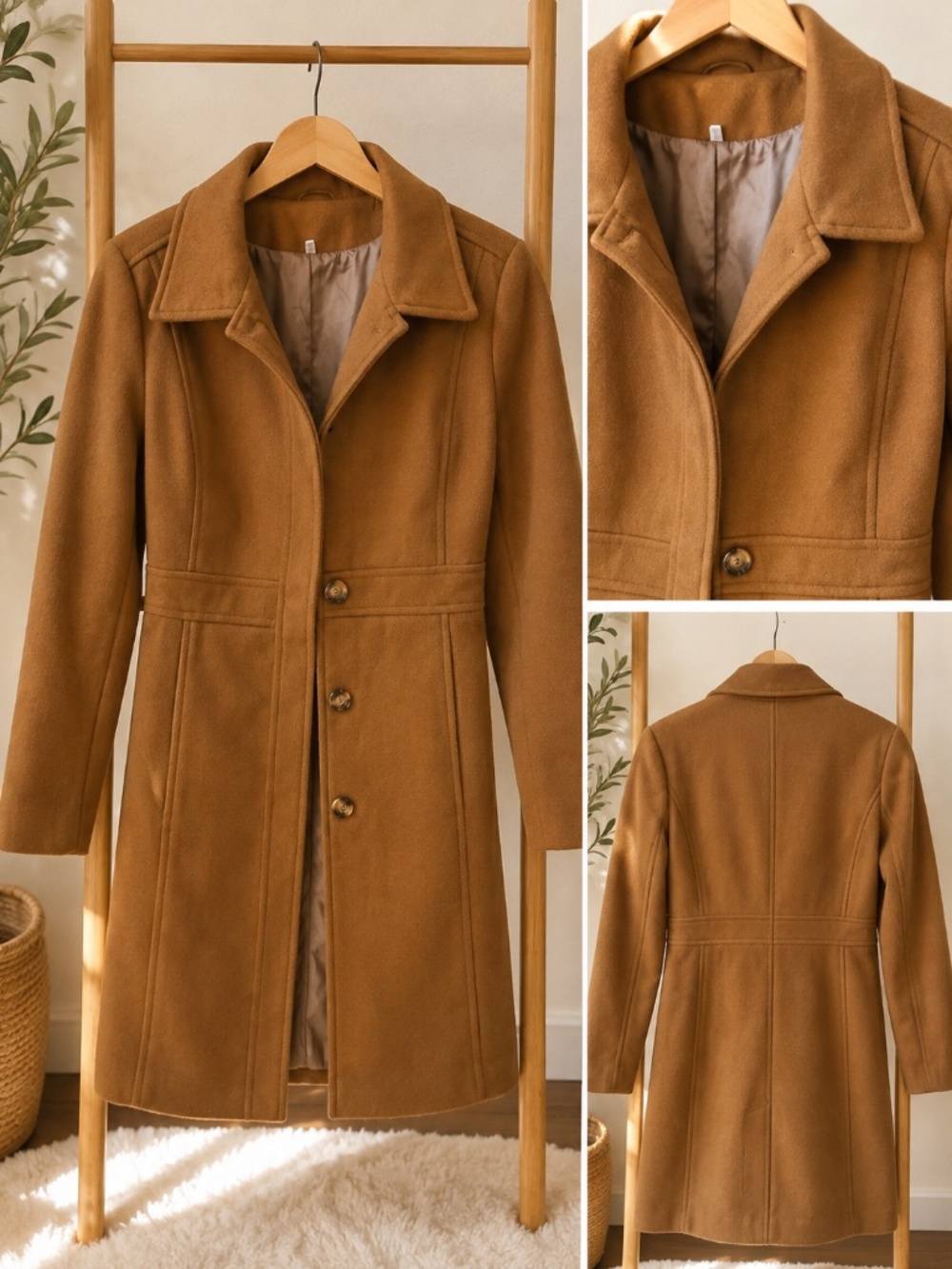 Fall coat tan Medium